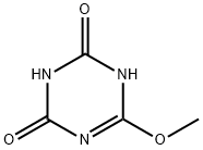 6-甲氧基-1,3,5-三嗪-2,4-二醇 结构式
