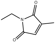 1-乙基-3-甲基-2,5-二氢-1H-吡咯-2,5-二酮 结构式