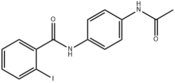 N-[4-(acetylamino)phenyl]-2-iodobenzamide Structure