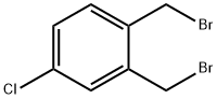 1,2-Bis(bromomethyl)-4-chlorobenzene 化学構造式