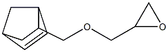 2-[(ビシクロ[2.2.1]ヘプタ-5-エン-2-イルメトキシ)メチル]オキシラン 化学構造式