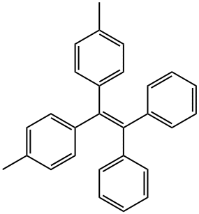 1,1-diphenyl-2,2-di(p-tolyl)ethylene Structure