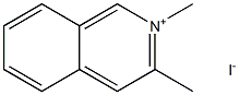 2,3-DIMETHYLISOQUINOLINIUM IODIDE Struktur