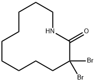 3,3-DIBROMOAZACYCLODODECAN-2-ONE Struktur