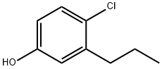 4-chloro-3-propylphenol,32749-00-1,结构式