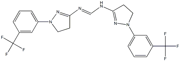 331421-57-9 N,N'-bis{1-[3-(trifluoromethyl)phenyl]-4,5-dihydro-1H-pyrazol-3-yl}imidoformamide