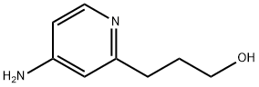 3-(4-Amino-2-pyridyl)-1-propanol, 340006-72-6, 结构式