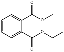 1,2-Benzenedicarboxylic acid, 1-ethyl 2-methyl ester 结构式