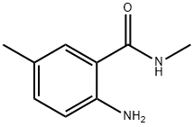 2-氨基-N,5-二甲基苯甲酰胺,34810-84-9,结构式