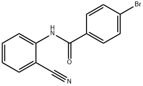 4-bromo-N-(2-cyanophenyl)benzamide Structure