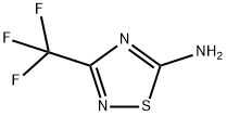 5-amino-3-trifluoromethyl-1,2,4-thiadiazole Struktur