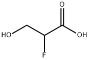 Propanoic acid, 2-fluoro-3-hydroxy- Structure