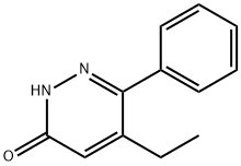 3(2H)-Pyridazinone, 5-ethyl-6-phenyl- 结构式