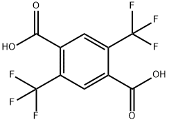 2,5-bis(trifluoromethyl)terephthalic acid Struktur