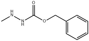 2-Methylhydrazinecarboxylic acid phenylmethyl ester Struktur