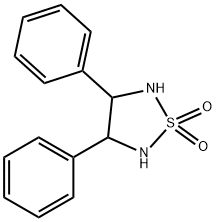 1,2,5-Thiadiazolidine, 3,4-diphenyl-, 1,1-dioxide Struktur