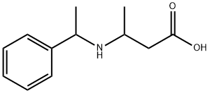 Butanoic acid, 3-[(1-phenylethyl)amino]- Struktur