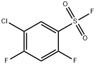 Benzenesulfonyl fluoride, 5-chloro-2,4-difluoro- Structure