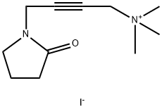 trimethyl-[4-(2-oxopyrrolidin-1-yl)but-2-ynyl]azanium:iodide Structure