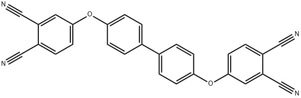 1,2-BENZENEDICARBONITRILE, 4,4'-[[1,1'-BIPHENYL]-4,4'-DIYLBIS(OXY)]BIS- Struktur