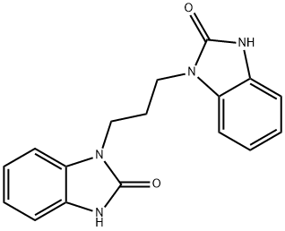 2H-Benzimidazol-2-one, 1,1'-(1,3-propanediyl)bis[1,3-dihydro- 化学構造式