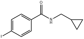 N-(环丙基甲基)-4-碘苯甲酰胺,39887-31-5,结构式