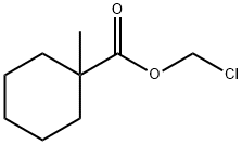 1-甲基环己烷甲酸氯甲基酯,39929-64-1,结构式
