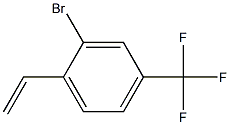2-ブロモ-4-(トリフルオロメチル)スチレン 化学構造式