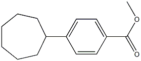methyl 4-cycloheptylbenzoate,406233-04-3,结构式