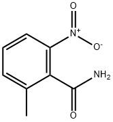 2-甲基-6-硝基苯甲酰胺, 40637-78-3, 结构式