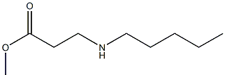 methyl 3-(pentylamino)propanoate Struktur