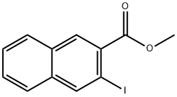 3-碘萘-2-羧酸甲酯, 409369-87-5, 结构式