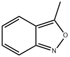 3-Methylbenzo[c]isoxazole 化学構造式