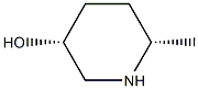 (3R,6S)-6-methylpiperidin-3-ol Structure