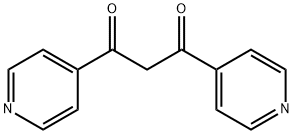 1,3-ジ(4-ピリジニル)プロパン-1,3-ジオン 化学構造式