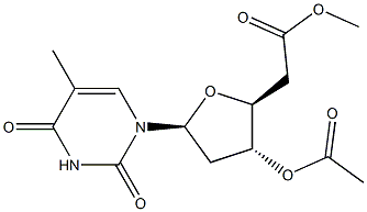 [(2S,3R,5S)-3-acetoxy-5-(5-methyl-2,4-dioxo-3,4-dihydropyrimidin-1(2H)-yl)tetrahydrofuran-2-yl]methyl acetate