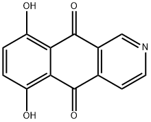 Benz[g]isoquinoline-5,10-dione, 6,9-dihydroxy- Structure