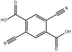 1,4-Benzenedicarboxylic acid, 2,5-dicyano- Struktur