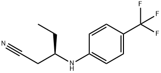 Pentanenitrile, 3-[[4-(trifluoromethyl)phenyl]amino]-, (3R)-
