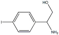 2-amino-2-(4-iodophenyl)ethanol 结构式