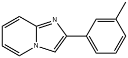 2-(3-メチルフェニル)イミダゾ[1,2-a]ピリジン 化学構造式