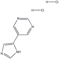 5-(1H-imidazol-5-yl)pyrimidine,  dihydrochloride Structure