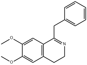 1-BENZYL-6,7-DIMETHOXY-3,4-DIHYDRO-ISOQUINOLINE Structure