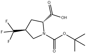 (2R,4S)-1-(tert-butoxycarbonyl)-4-(trifluoromethyl)pyrrolidine-2-carboxylic acid|(2R,4S)-1-(tert-butoxycarbonyl)-4-(trifluoromethyl)pyrrolidine-2-carboxylic acid