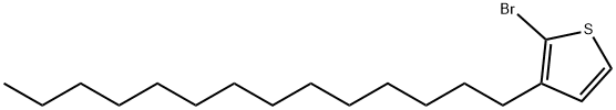2-溴-3-十四烷基噻吩,500199-09-7,结构式