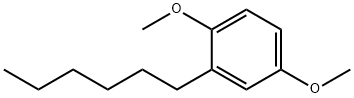 2-hexyl-1,4-dimethoxybenzene Struktur