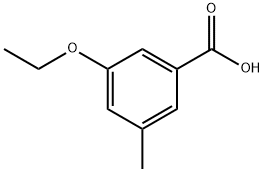 3-乙氧基-5-甲基苯甲酸 结构式