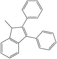 1-methyl-2,3-diphenyl-1H-indene 结构式