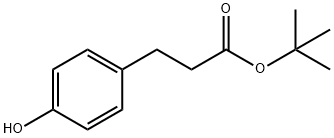 3-(4-Hydroxyphenyl)-propionic acid tert-butyl ester Structure
