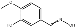 (E)-3-hydroxy-4-methoxybenzaldehyde oxime Structure